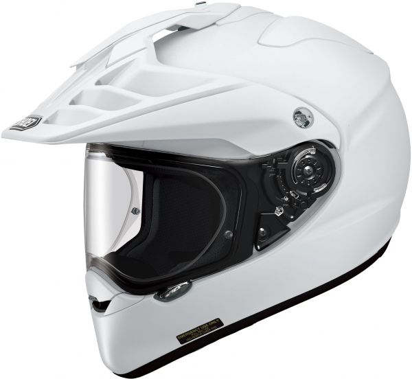 Shoei Hornet ADV06 Offroadhelm Unifarben Weiß