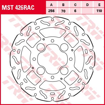 Lucas Bremsscheibe starr MST426RAC