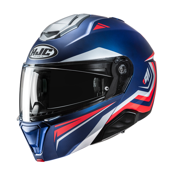 HJC i91 Klapphelm Tricus MC21SF Dunkelblau / Weiß / Rot