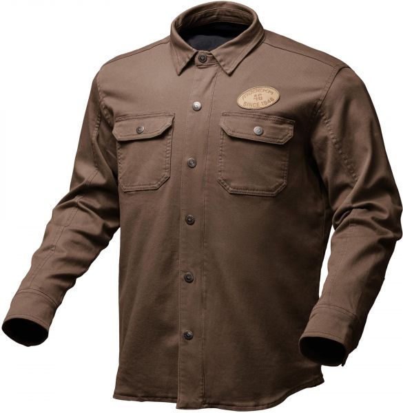 Modeka Oliwer Overshirt Hemd Braun
