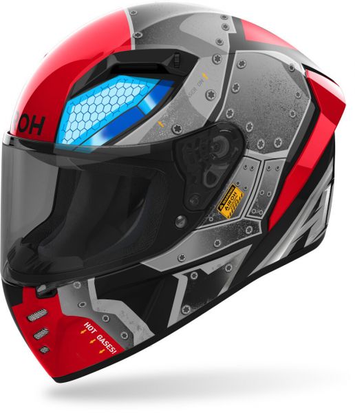 Airoh Connor Integralhelm Bot Rot / Grau