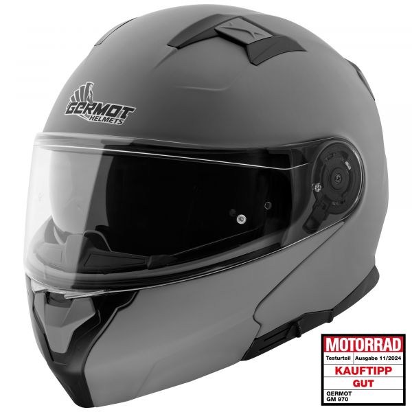 Germot GM 970 Klapphelm Mattgrau