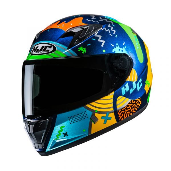 HJC Y10 Integralhelm Mika MC23 Blau / Grün