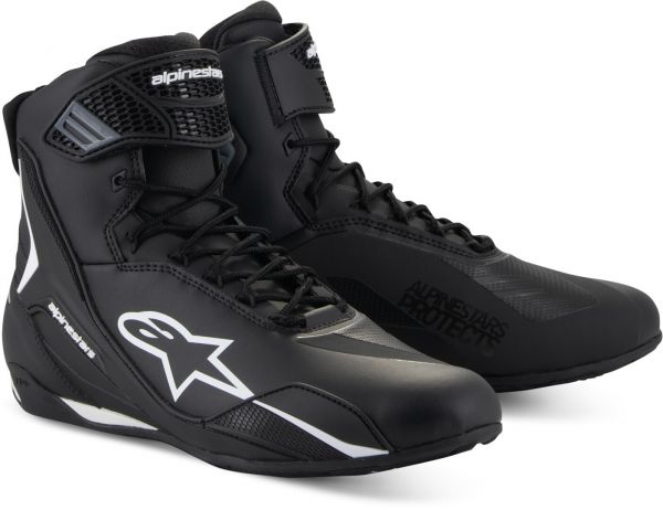 Alpinestars Faster-4 Kurzstiefel Schwarz / Weiß