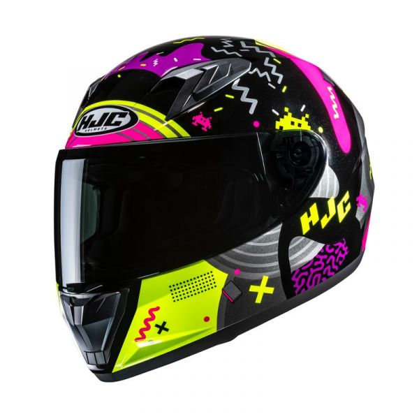 HJC Y10 Integralhelm Mika MC3H Schwarz / Violett