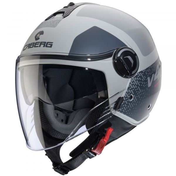 Caberg Riviera V4 X Alpha Jethelm Mattsand / Anthrazit / Grau
