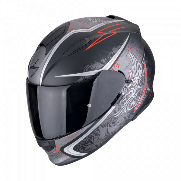 Scorpion Exo-491 Run Mattschwarz / Rot (ECE 22-06)
