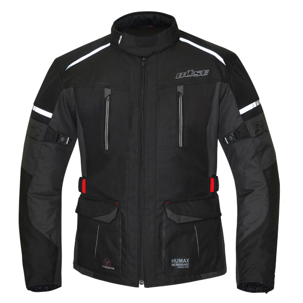 Büse Rider Kinder Textiljacke Schwarz / Anthrazit