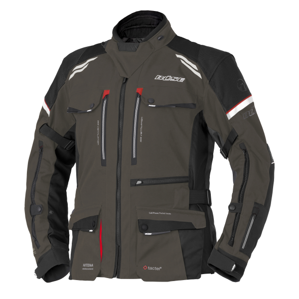 Büse Highland III Textiljacke Schiefergrau