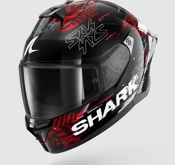 Shark Skwal Cup Integralhelm Speed-Vib Schwarz / Rot / Silber