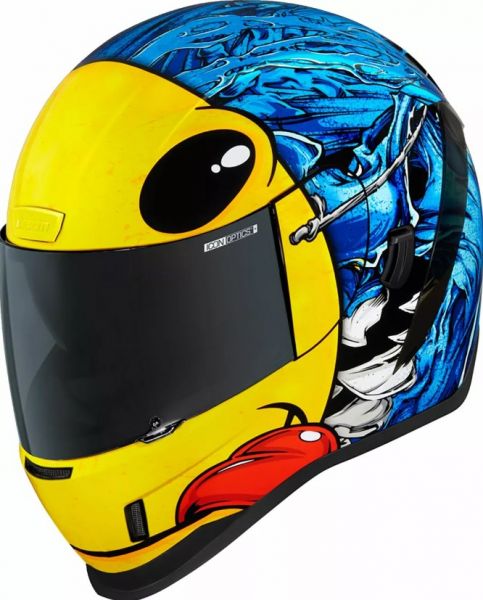 Icon Airform Integralhelm MIPS Brozak Blau