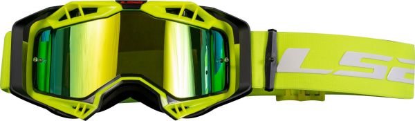 LS2 Aura Pro Crossbrille MX Goggle HV Gelb