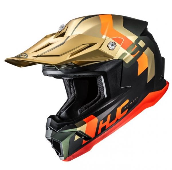 HJC C50 Offroadhelm Primal MC6HSF Schwarz / Orange
