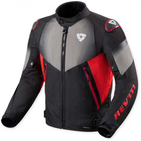REV'IT! Control H2O Textiljacke wasserdicht Schwarz / Rot