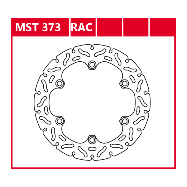Lucas RACING Bremsscheibe starr MST373RAC