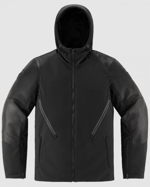 Icon Basehawk 2 Motorrad Textiljacke Schwarz