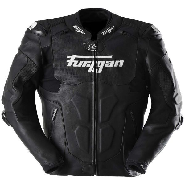 Furygan Raptor EVO 3 Lederjacke Schwarz Weiß
