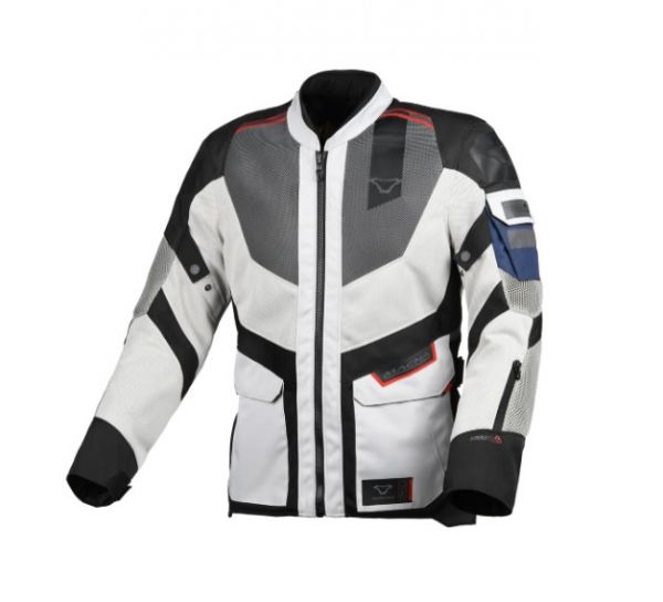 Macna Travelair belüftete Mesh-Jacke Grau / Schwarz