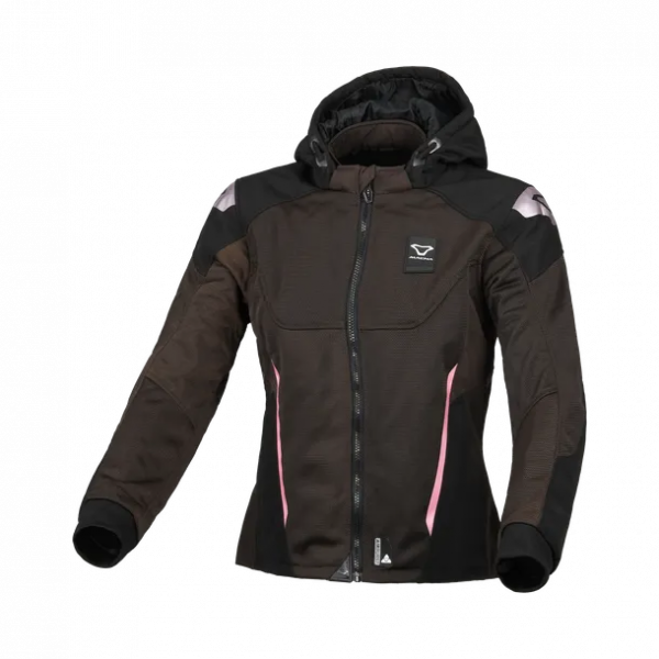 Macna Oximesh Mesh-Jacke Damen Dunkelbraun / Schwarz