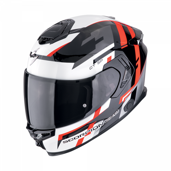 Scorpion EXO-GT SP Air Integralhelm Tornado Schwarz / Rot (ECE 22-06)