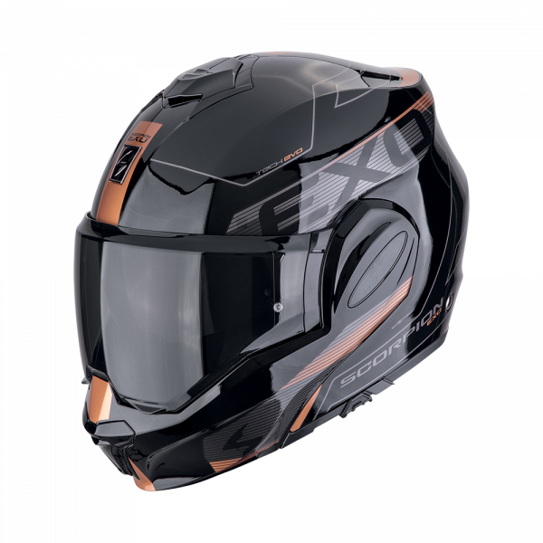 Scorpion Exo-Tech Evo Traveller Schwarz / Kupfer (ECE 22-06)