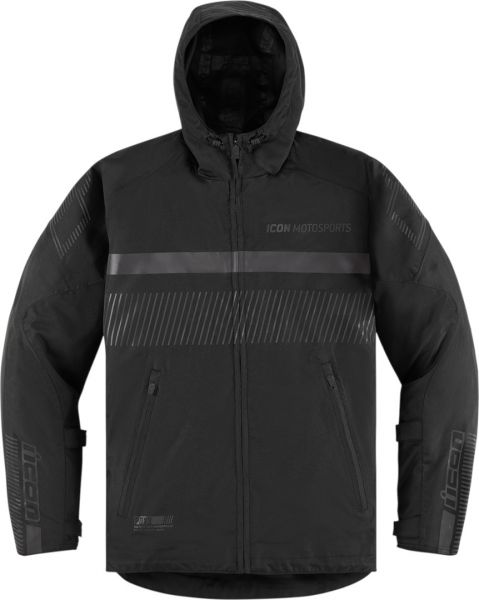 Icon PDX 3 Motorrad Textiljacke Schwarz