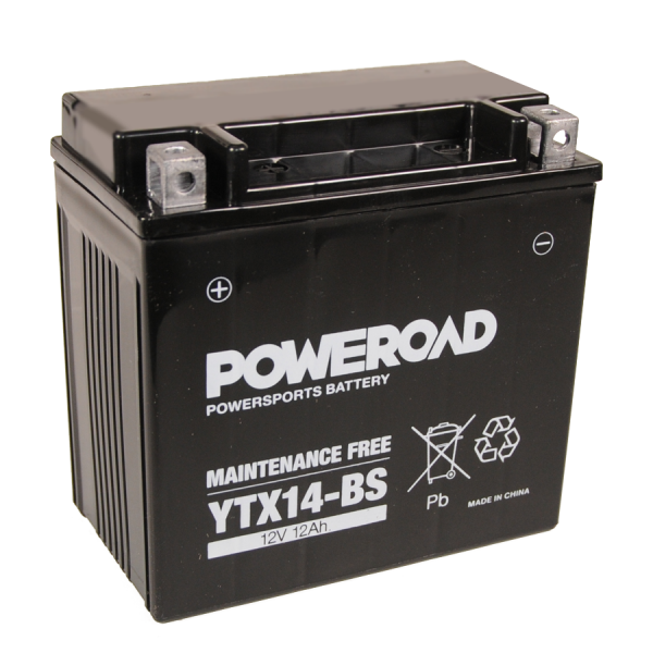 Poweroad YTX14-BS 12V/12A