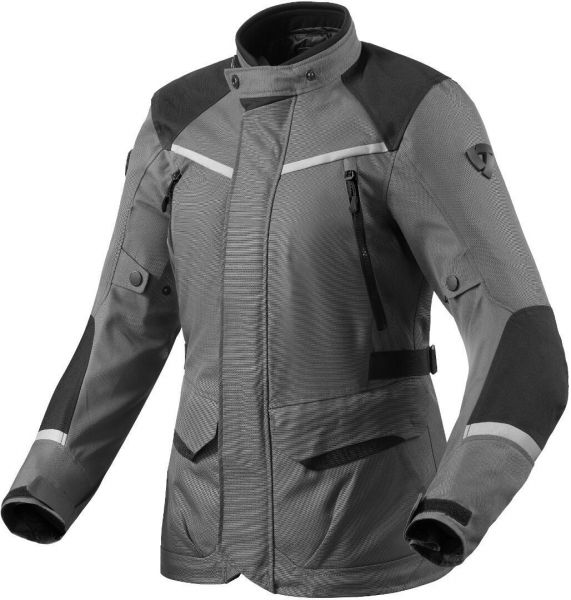 REV'IT! Voltiac 3 H2O Ladies Textiljacke Damen Wasserdicht Grau / Schwarz