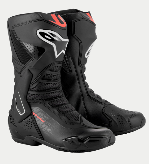 Alpinestars SMX-6 V3 Sportstiefel Schwarz / Fluorot