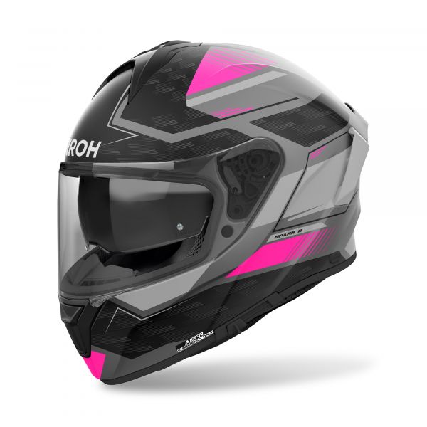 Airoh Spark 2 Zenith Integralhelm Schwarz / Grau / Pink