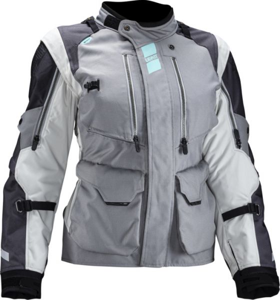 Leatt ADV MultiTour 5.5 V24 Textiljacke Damen Grau / Schwarz / Beige
