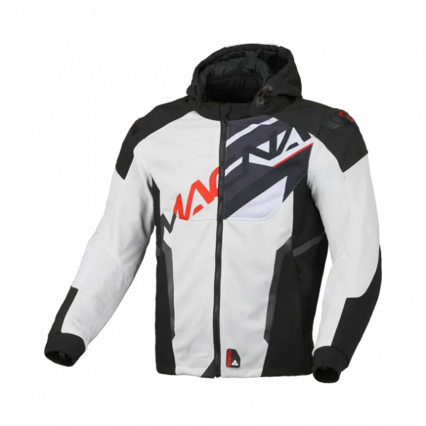 Macna Oximesh Mesh-jacke Grau / Schwarz / Rot