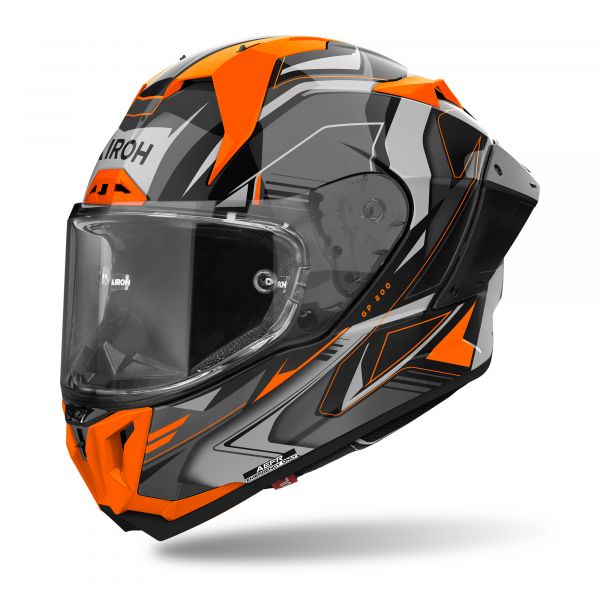 Airoh GP 800 Must Integralhelm Schwarz / Grau / Orange