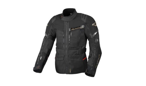 Macna Chieftane funktionale Motorradjacke Schwarz