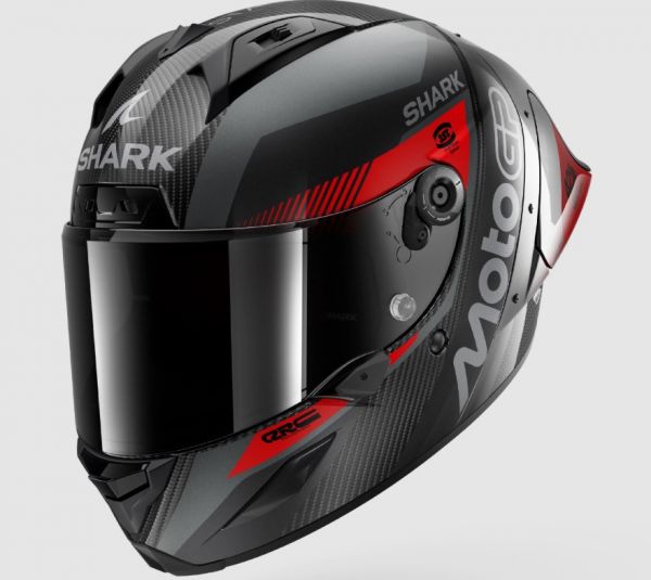 Shark Aeron GP Integralhelm FIM Racing #2 MotoGP Carbon / Anthracite / Rot