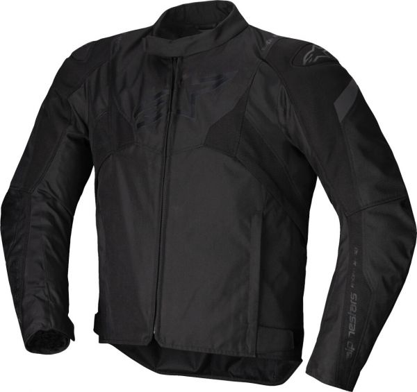 Alpinestars T-Jaws V4 WP Textiljacke Schwarz / Schwarz