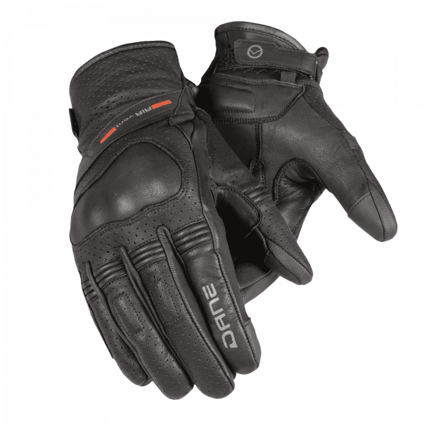 Dane Nigra Motorradhandschuh Schwarz