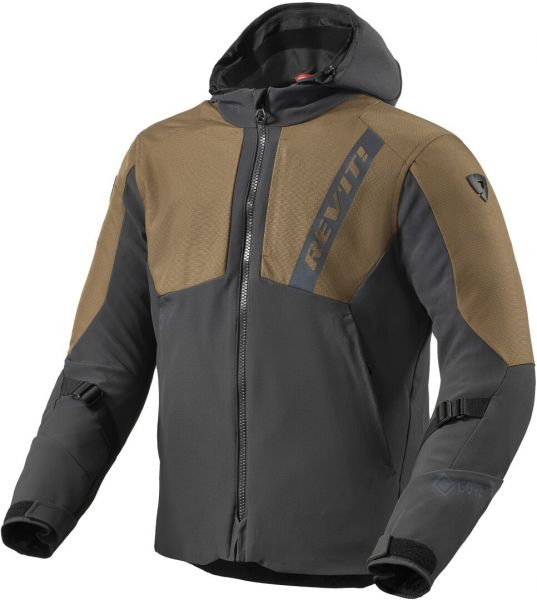 REV'IT! Potential GTX wasserdichte Motorrad Textiljacke Braun / Grau