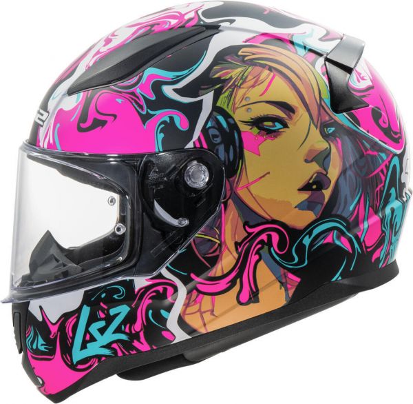 LS2 FF353 Rapid II Integralhelm Cyberg Matt Purple - ECE 22-06