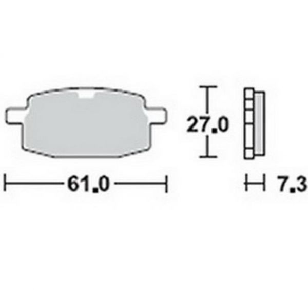 Lucas Scheibenbremsbelag MCB590