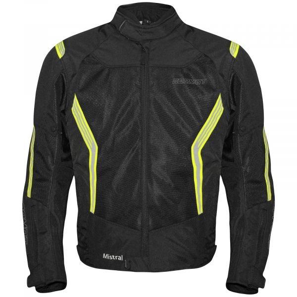 Germot Mistral Meshjacke Schwarz / Gelb