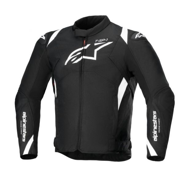 Alpinestars T-SP 1 V2 Textiljacke Wasserdicht Schwarz / Weiß