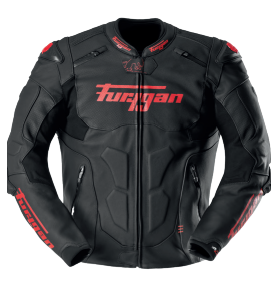 Furygan Raptor EVO 3 Lederjacke Schwarz / Rot