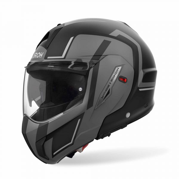 Airoh Mathisse II Genius Klapphelm Mattschwarz / Grau