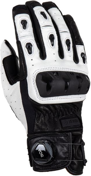 Knox Orsa Leder MK3 Handschuhe Schwarz / Weiß