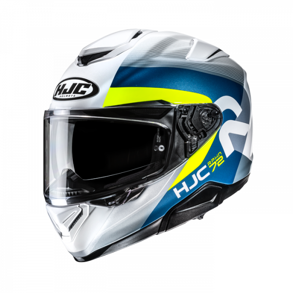 HJC RPHA 72 Integralhelm Phyta MC3H Weiß / Blau / Fluogelb