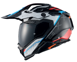 NEXX X.WED3 Furka Adventurehelm Weiß / Rot Gloss