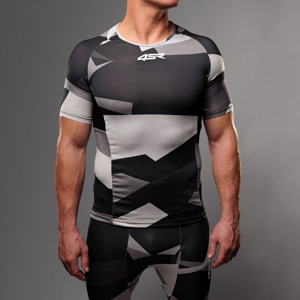 4SR Kompresions T-Shirt Six-Pack Camo