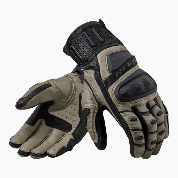 REV'IT! Cayenne 2 Motorradhandschuhe Schwarz / Sand