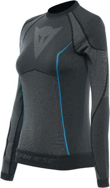 Dainese Dry Longsleeve Funktionsshirt Damen Schwarz / Blau